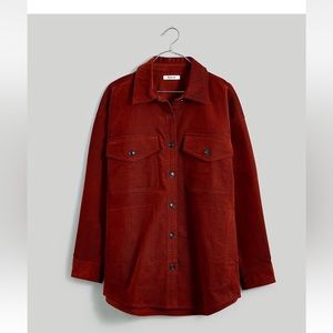 Madewell Corduroy Twill Oversized Shirt-Jacket #1